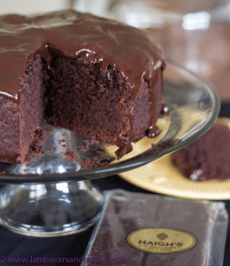 dark chocolate mud cake