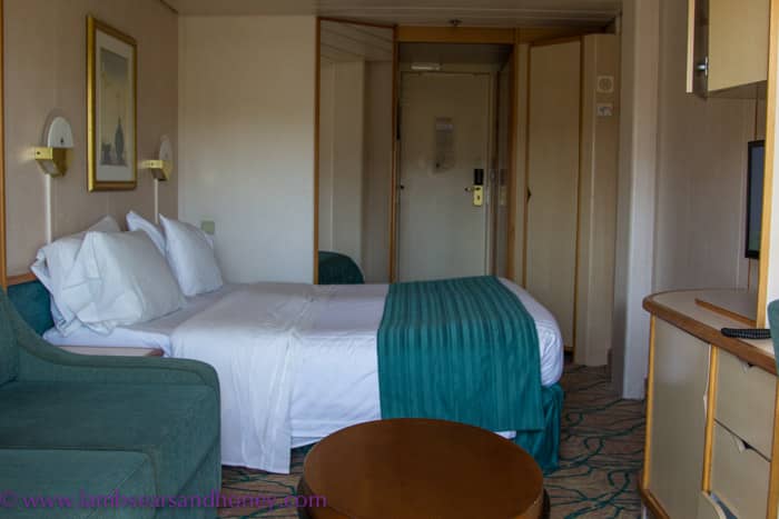 Our spaciousstateroom, with a balcony, Rhapsody of the Seas, Choose Your Cruise