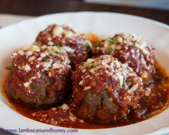 Delicious meatballs, Giovanni's Table, Rhapsody of the Seas, Choose Your Cruise