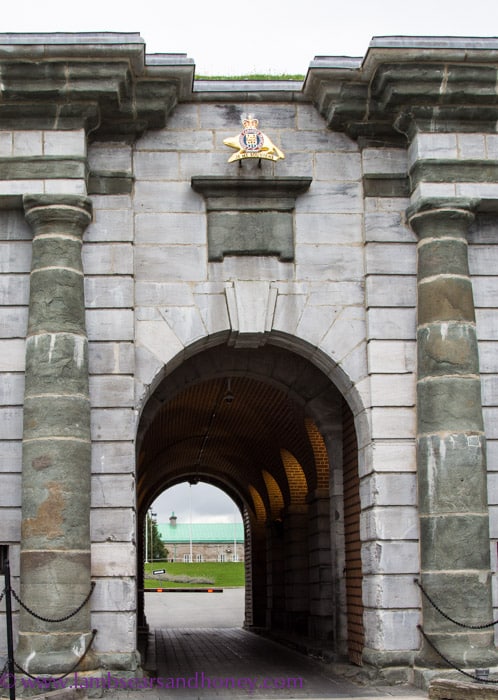 One of the gated entrances to La Citadelle, Quebec City.