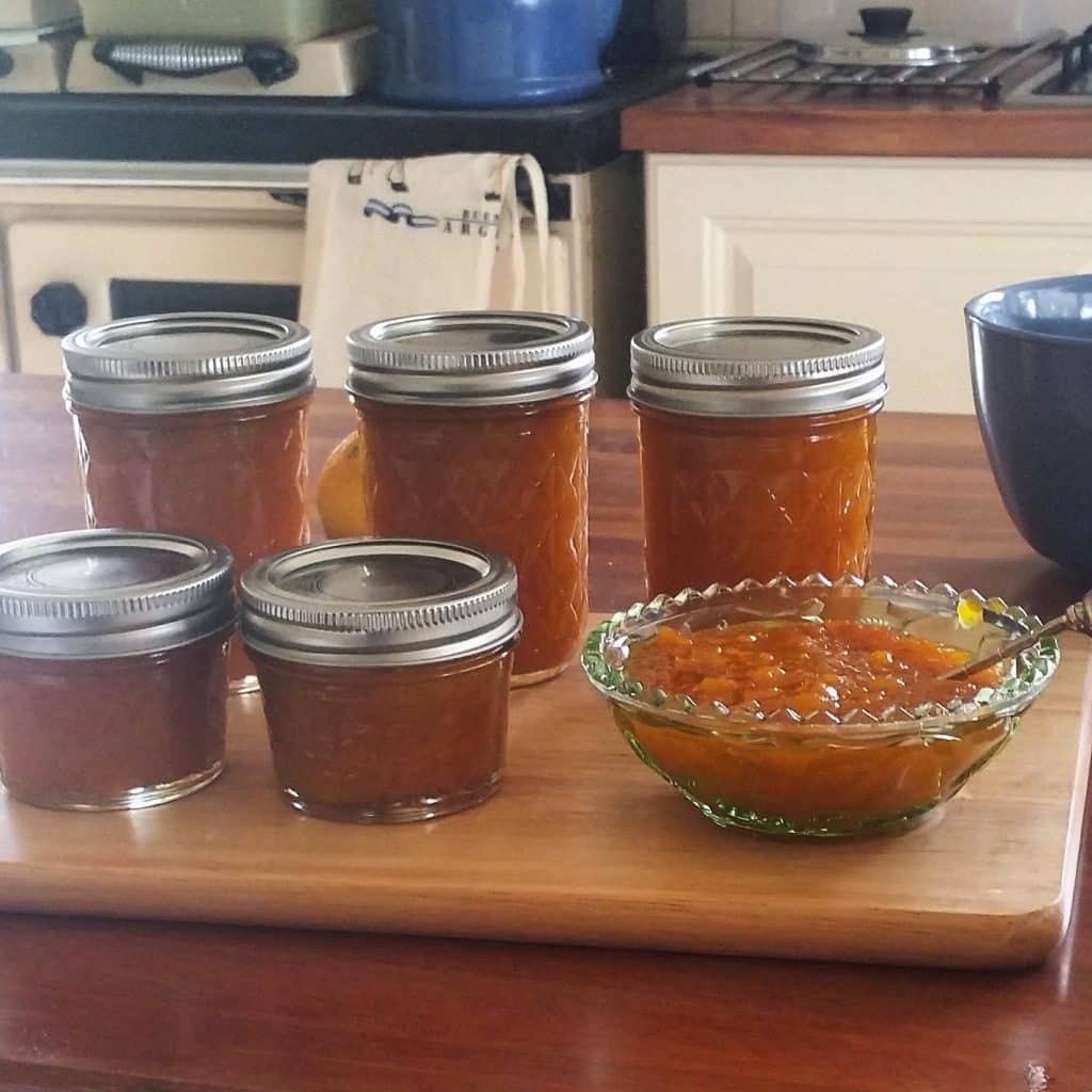 Peach & Vanilla jam - In My Kitchen
