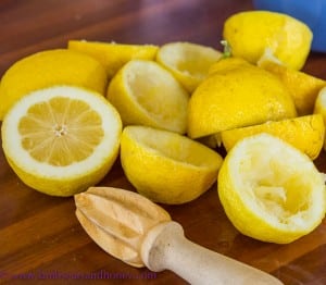 lemons for lemon ginger crisps