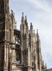flying buttresses of Cologne Cathedral