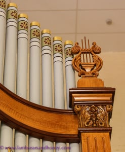 Barossa Valley Secrets ornamental details on historic pipe organ