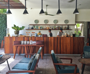 Bar at Viroth's Hotel, Siem Reap