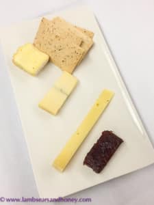 onboard the indian pacific cheese platter