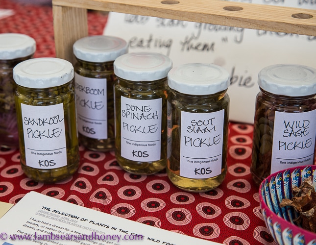 Wild-grown green preserves at terra madre