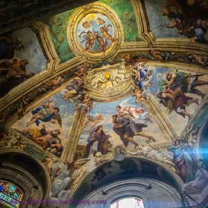 italian churches, beautiful ceiling colours