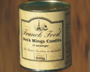 duck wing confits franck foods