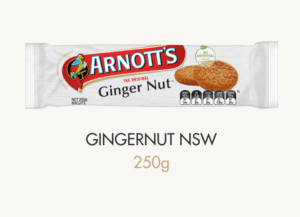 NSW ginger nut biscuits