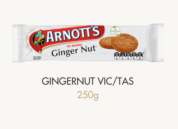 ginger nut biscuits from Victoria