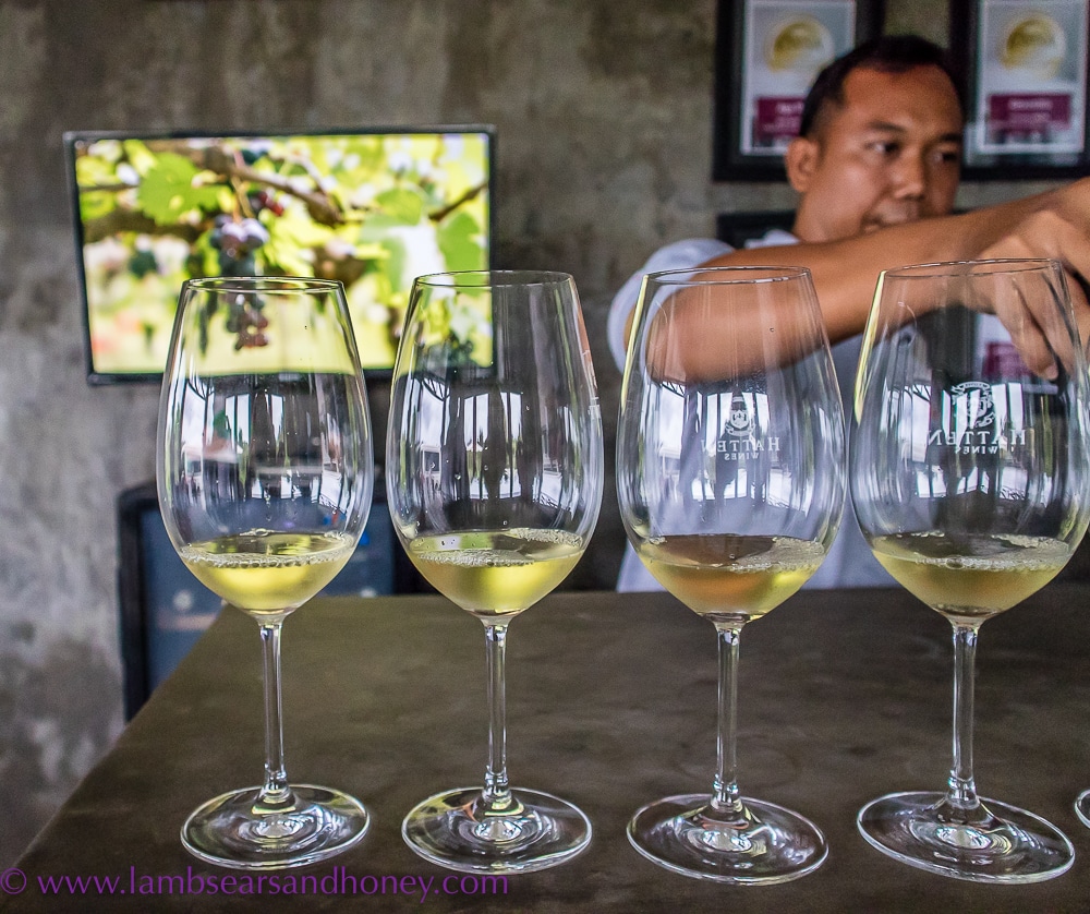 Balinese wine tasting at Hatten wines