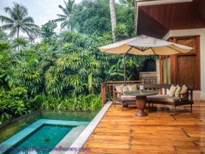 luxury accommodation in bali - four seasons sayan private villa pool