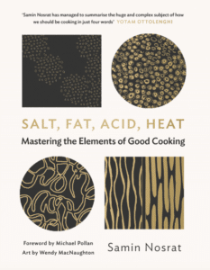 august in lambs' ears cookbook club - salt, fat, acid, heat