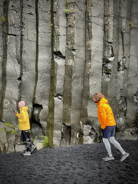 Basalt cliffs, Iceland